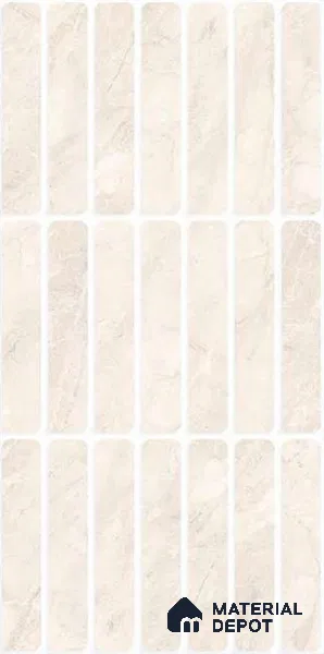Faux Subway Wall Tile TL 10791 B Rioja Marfil 2 ft x 1 ft Glossy Finish Ceramic Tile - 9 mm | Please Expect a Slight Variation of Pattern