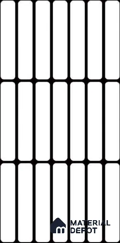 Faux Subway Wall Tile TL 10791 Rioja Line 2 ft x 1 ft Glossy Finish Ceramic Tile - 9 mm | Please Expect a Slight Variation of Pattern