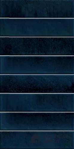 Faux Subway Wall Tile TL 10792 B Tierras Denim Decor 2 ft x 1 ft Glossy Finish Ceramic Tile - 9 mm | Please Expect a Slight Variation of Pattern