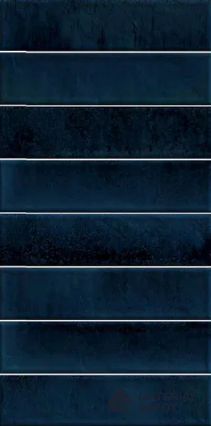 Faux Subway Wall Tile TL 10792 B Tierras Denim Decor 2 ft x 1 ft Glossy Finish Ceramic Tile - 9 mm | Please Expect a Slight Variation of Pattern
