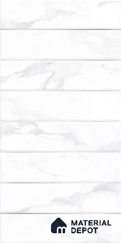 Faux Subway Wall Tile TL 10792 F Tierras Satvario 2 ft x 1 ft Glossy Finish Ceramic Tile - 9 mm | Please Expect a Slight Variation of Pattern