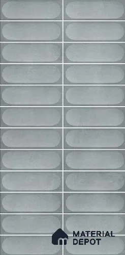 Faux Subway Wall Tile TL 10794 C Zilij Hue 2 ft x 1 ft Glossy Finish Ceramic Tile - 9 mm | Please Expect a Slight Variation of Pattern