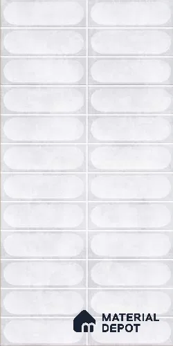 Faux Subway Wall Tile TL 10794 F Zilij Milky 2 ft x 1 ft Glossy Finish Ceramic Tile - 9 mm | Please Expect a Slight Variation of Pattern