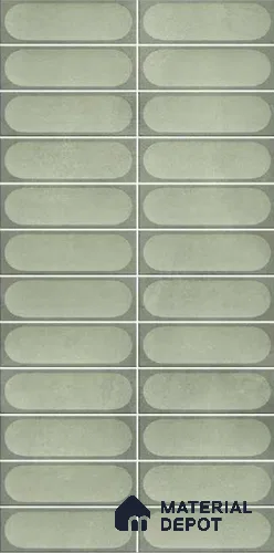 Faux Subway Wall Tile TL 10794 Zilij Bice 2 ft x 1 ft Glossy Finish Ceramic Tile - 9 mm | Please Expect a Slight Variation of Pattern