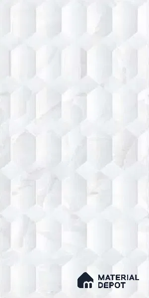 Faux Subway Wall Tile TL 10795 B Parchment 2 ft x 1 ft Glossy Finish Ceramic Tile - 9 mm | Please Expect a Slight Variation of Pattern