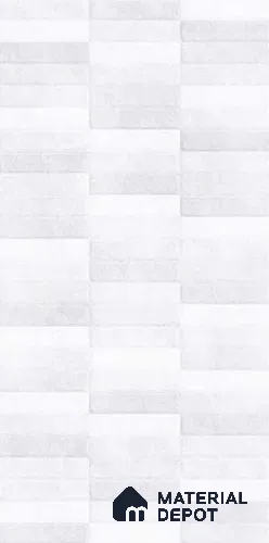 Faux Subway Wall Tile TL 10806 C Facade Milky 2 ft x 1 ft Matte Finish Ceramic Tile - 9 mm | Please Expect a Slight Variation of Pattern
