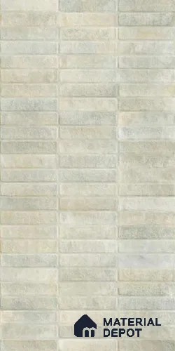 Faux Subway Wall Tile TL 10806 Facade Decor 2 ft x 1 ft Matte Finish Ceramic Tile - 9 mm | Please Expect a Slight Variation of Pattern