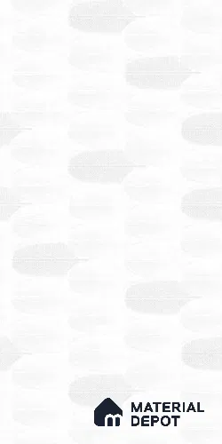 Faux Subway Wall Tile TL 10807 Plumage White Luster Decor 2 ft x 1 ft Matte Finish Ceramic Tile - 9 mm | Please Expect a Slight Variation of Pattern