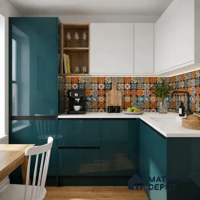 Moroccan Wall & Floor Tile TL 10815 Mosaic Medley 1 ft x 1 ft Matt Luster Finish Ceramic Tile - 10 mm | Suitable For Kitchen, Bathroom, Balcony | Please Expect a Slight Variation of Pattern