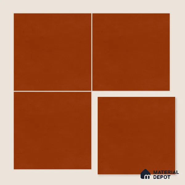 Moroccan Wall & Floor Tile TL 10820 Earth Umber 1 ft x 1 ft Matt Luster Finish Ceramic Tile - 10 mm | Suitable For Kitchen, Bathroom, Balcony | Please Expect a Slight Variation of Pattern