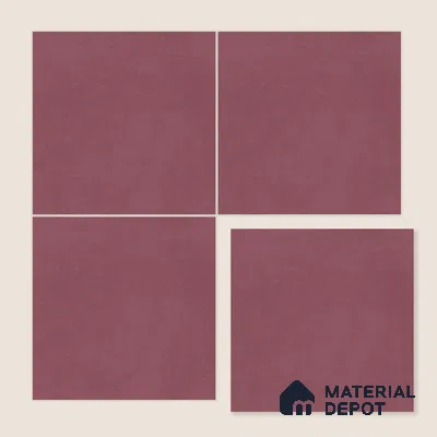 Moroccan Wall & Floor Tile TL 10822 Royal Plum 1 ft x 1 ft Matt Luster Finish Ceramic Tile - 10 mm | Suitable For Kitchen, Bathroom, Balcony | Please Expect a Slight Variation of Pattern