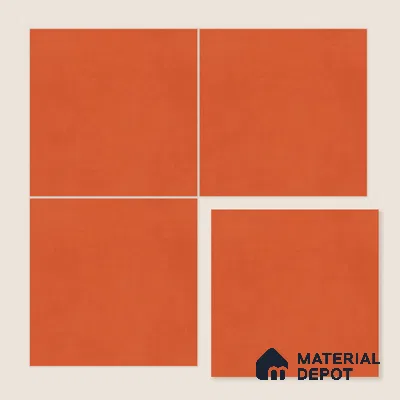 Moroccan Wall & Floor Tile TL 10823 Crimson Clay 1 ft x 1 ft Matt Luster Finish Ceramic Tile - 10 mm | Suitable For Kitchen, Bathroom, Balcony | Please Expect a Slight Variation of Pattern