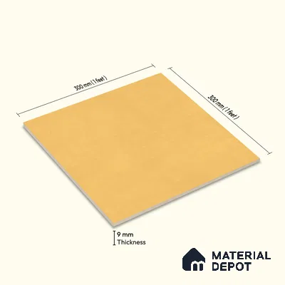 Moroccan Wall & Floor Tile TL 10824 Amber Ochre 1 ft x 1 ft Matt Luster Finish Ceramic Tile - 10 mm | Suitable For Kitchen, Bathroom, Balcony | Please Expect a Slight Variation of Pattern