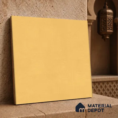 Moroccan Wall & Floor Tile TL 10824 Amber Ochre 1 ft x 1 ft Matt Luster Finish Ceramic Tile - 10 mm | Suitable For Kitchen, Bathroom, Balcony | Please Expect a Slight Variation of Pattern