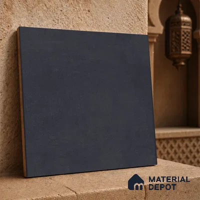 Moroccan Wall & Floor Tile TL 10825 Obsidian Shadow 1 ft x 1 ft Matt Luster Finish Ceramic Tile - 10 mm | Suitable For Kitchen, Bathroom, Balcony | Please Expect a Slight Variation of Pattern