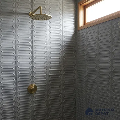 Faux Subway Wall Tile TL 10838 B  1 ft x 1 ft Glossy Finish Ceramic Tile - 9 mm | Please Expect a Slight Variation of Pattern
