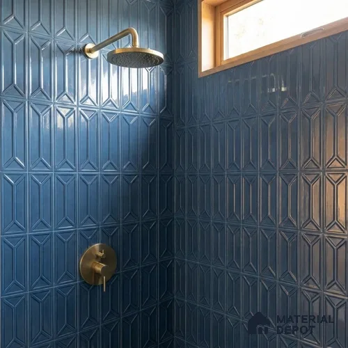 Faux Subway Wall Tile TL 10838 F  1 ft x 1 ft Glossy Finish Ceramic Tile - 9 mm | Please Expect a Slight Variation of Pattern