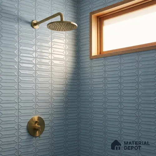 Faux Subway Wall Tile TL 10838 G  1 ft x 1 ft Glossy Finish Ceramic Tile - 9 mm | Please Expect a Slight Variation of Pattern