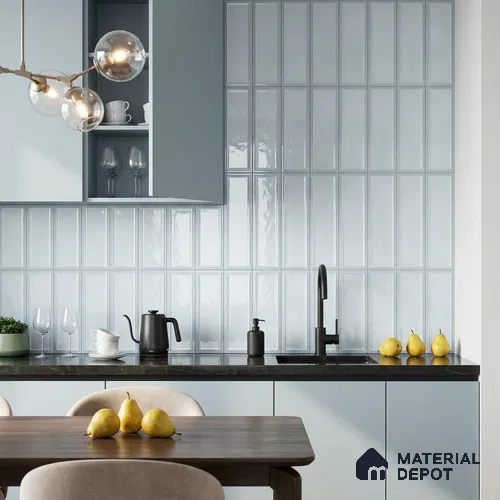 Faux Subway Wall Tile TL 10839 G  1 ft x 1 ft Glossy Finish Ceramic Tile - 9 mm | Please Expect a Slight Variation of Pattern