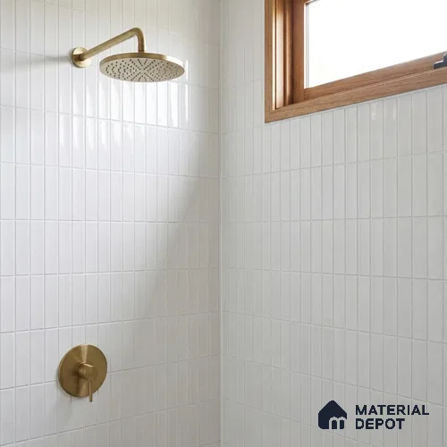 Faux Subway Wall Tile TL 10840 D  1 ft x 1 ft Glossy Finish Ceramic Tile - 9 mm | Please Expect a Slight Variation of Pattern