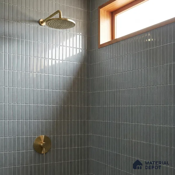 Faux Subway Wall Tile TL 10840 G  1 ft x 1 ft Glossy Finish Ceramic Tile - 9 mm | Please Expect a Slight Variation of Pattern