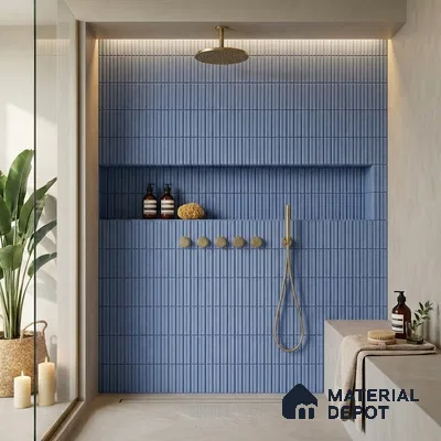 Faux Subway Wall Tile TL 10841 E  1 ft x 1 ft Glue Matte Finish Ceramic Tile - 9 mm | Please Expect a Slight Variation of Pattern