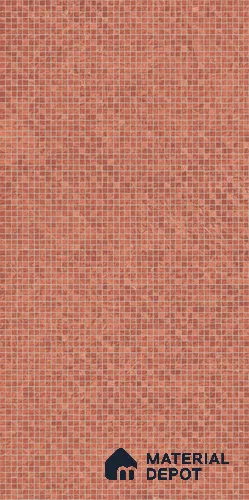 Faux Mosaic Floor & Wall Tile TL 10843 F Scarlet 4 ft x 2 ft Vitrified Granula Carving Matte Finish - 9 mm | 4 Random Design | Suitable for Living Room, Bedroom, Dining, Kitchen & Bathroom