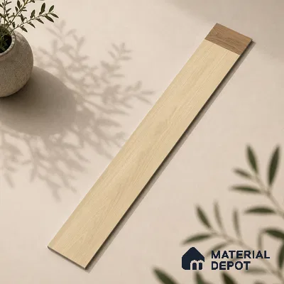 Wooden Look Floor Tile TL 10885 Marquetry Pine 4 ft x 8 inc Fusion Finish Vitrified Tile - 9 mm | 6 Random Design | Suitable For Living Room, Bedroom & Dining Area | 2-3 mm Spacer is Mandatory
