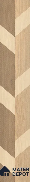 Wooden Look Floor Tile TL 10886 Shred Wood Decore 4 ft x 8 inc Fusion Finish Vitrified Tile - 9 mm | 4 Random Design | Suitable For Living Room, Bedroom & Dining Area | 2-3 mm Spacer is Mandatory