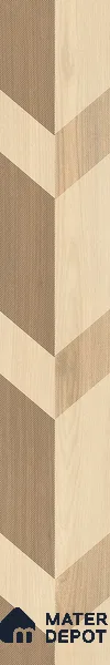 Wooden Look Floor Tile TL 10886 Shred Wood Decore 4 ft x 8 inc Fusion Finish Vitrified Tile - 9 mm | 4 Random Design | Suitable For Living Room, Bedroom & Dining Area | 2-3 mm Spacer is Mandatory