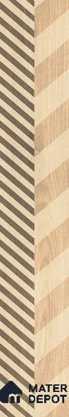 Wooden Look Floor Tile TL 10886 Shred Wood Decore 4 ft x 8 inc Fusion Finish Vitrified Tile - 9 mm | 4 Random Design | Suitable For Living Room, Bedroom & Dining Area | 2-3 mm Spacer is Mandatory