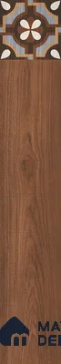 Wooden Look Floor Tile TL 10887 Parquet Brown Decore 4 ft x 8 inc Fusion Finish Vitrified Tile - 9 mm | 6 Random Design | Suitable For Living Room, Bedroom & Dining Area | 2-3 mm Spacer is Mandatory