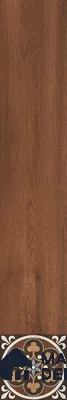 Wooden Look Floor Tile TL 10887 Parquet Brown Decore 4 ft x 8 inc Fusion Finish Vitrified Tile - 9 mm | 6 Random Design | Suitable For Living Room, Bedroom & Dining Area | 2-3 mm Spacer is Mandatory