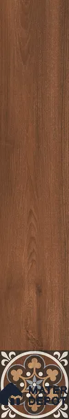 Wooden Look Floor Tile TL 10887 Parquet Brown Decore 4 ft x 8 inc Fusion Finish Vitrified Tile - 9 mm | 6 Random Design | Suitable For Living Room, Bedroom & Dining Area | 2-3 mm Spacer is Mandatory