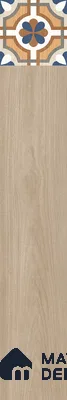 Wooden Look Floor Tile TL 10888 Parquet Natural Decore 4 ft x 8 inc Fusion Finish Vitrified Tile - 9 mm | 6 Random Design | Suitable For Living Room, Bedroom & Dining Area | 2-3 mm Spacer is Mandatory