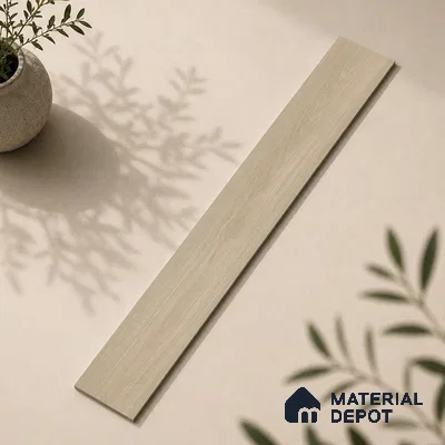 Wooden Look Floor Tile TL 10888 B Parquet Natural 4 ft x 8 inc Matte Finish Vitrified Tile - 9 mm | 6 Random Design | Suitable For Living Room, Bedroom & Dining Area | 2-3 mm Spacer is Mandatory