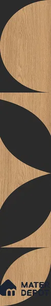 Wooden Look Floor Tile TL 10889 Blonde Wood Decore 4 ft x 8 inc Fusion Finish Vitrified Tile - 9 mm | 4 Random Design | Suitable For Living Room, Bedroom & Dining Area | 2-3 mm Spacer is Mandatory
