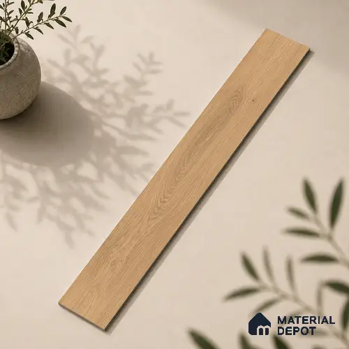 Wooden Look Floor Tile TL 10889 B Blonde Wood 4 ft x 8 inc Matte Finish Vitrified Tile - 9 mm | 8 Random Design | Suitable For Living Room, Bedroom & Dining Area | 2-3 mm Spacer is Mandatory