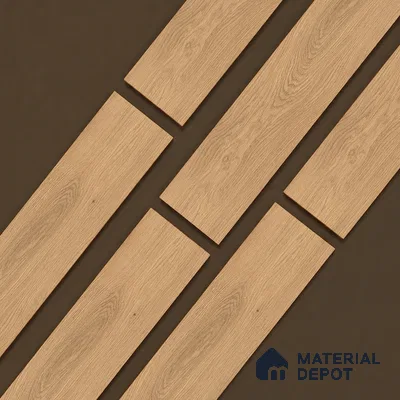 Wooden Look Floor Tile TL 10889 B Blonde Wood 4 ft x 8 inc Matte Finish Vitrified Tile - 9 mm | 8 Random Design | Suitable For Living Room, Bedroom & Dining Area | 2-3 mm Spacer is Mandatory