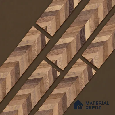 Wooden Look Floor Tile TL 10890 B Axilam Wood Brown 4 ft x 8 inc Matte Finish Vitrified Tile - 9 mm | 5 Random Design | Suitable For Living Room, Bedroom & Dining Area | 2-3 mm Spacer is Mandatory