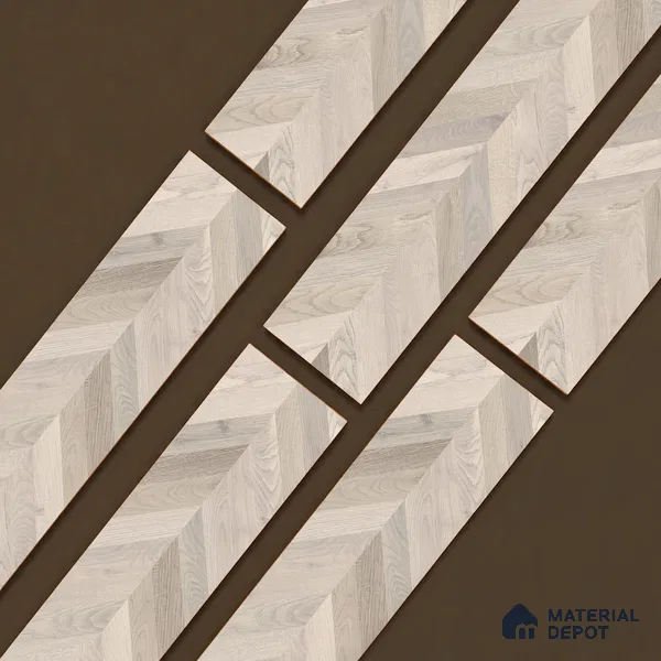 Wooden Look Floor Tile TL 10890 C Axilam Wood Pearl 4 ft x 8 inc Matte Finish Vitrified Tile - 9 mm | 5 Random Design | Suitable For Living Room, Bedroom & Dining Area | 2-3 mm Spacer is Mandatory