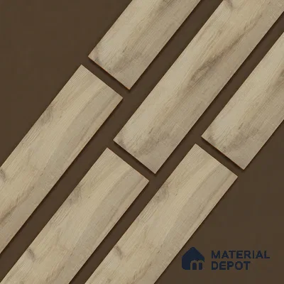 Wooden Look Floor Tile TL 10892 Elango Wood Camel 4 ft x 8 inc Matte Finish Vitrified Tile - 9 mm | 7 Random Design | Suitable For Living Room, Bedroom & Dining Area | 2-3 mm Spacer is Mandatory