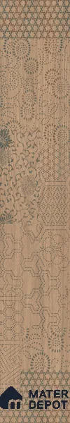 Wooden Look Floor Tile TL 10894 B Skewed Wood Natural Decor 4 ft x 8 inc Matte Finish Vitrified Tile - 9 mm | 4 Random Design | Suitable For Living Room, Bedroom & Dining Area | 2-3 mm Spacer is Mandatory