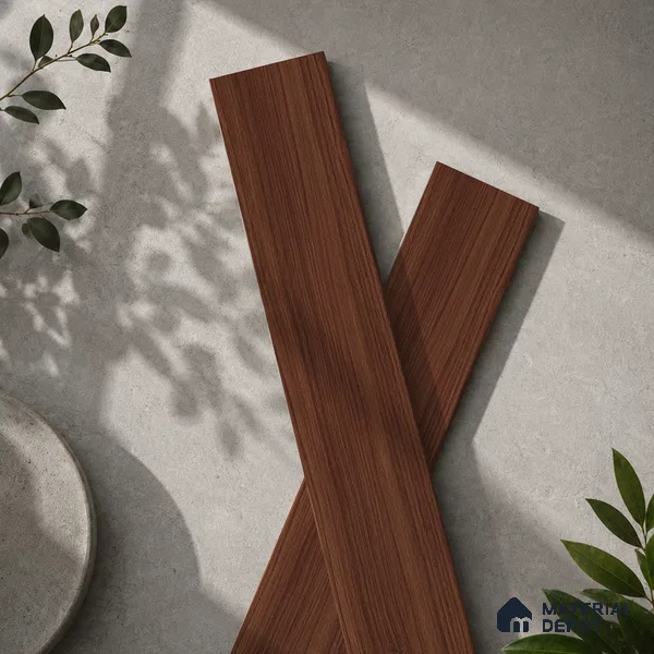 Wooden Look Floor Tile TL 10894 C Skewed Wood Wenge 4 ft x 8 inc Matte Finish Vitrified Tile - 9 mm | 4 Random Design | Suitable For Living Room, Bedroom & Dining Area | 2-3 mm Spacer is Mandatory