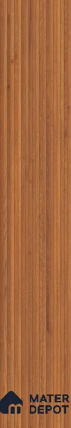 Wooden Look Floor Tile TL 10895 Striated Wood Brown 4 ft x 8 inc Matte Finish Vitrified Tile - 9 mm | 5 Random Design | Suitable For Living Room, Bedroom & Dining Area | 2-3 mm Spacer is Mandatory