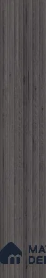 Wooden Look Floor Tile TL 10895 B Striated Wood Charcoal 4 ft x 8 inc Matte Finish Vitrified Tile - 9 mm | 5 Random Design | Suitable For Living Room, Bedroom & Dining Area | 2-3 mm Spacer is Mandatory