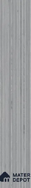 Wooden Look Floor Tile TL 10895 C Striated Wood Silver 4 ft x 8 inc Matte Finish Vitrified Tile - 9 mm | 5 Random Design | Suitable For Living Room, Bedroom & Dining Area | 2-3 mm Spacer is Mandatory
