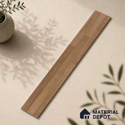 Wooden Look Floor Tile TL 10896 B Entana Wood Natural 4 ft x 8 inc Matte Finish Vitrified Tile - 9 mm | 6 Random Design | Suitable For Living Room, Bedroom & Dining Area | 2-3 mm Spacer is Mandatory