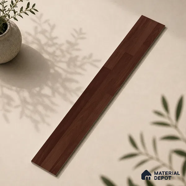 Wooden Look Floor Tile TL 10896 C Entana Wood Wenge 4 ft x 8 inc Matte Finish Vitrified Tile - 9 mm | 6 Random Design | Suitable For Living Room, Bedroom & Dining Area | 2-3 mm Spacer is Mandatory