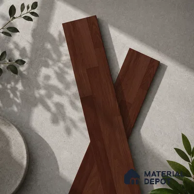 Wooden Look Floor Tile TL 10896 C Entana Wood Wenge 4 ft x 8 inc Matte Finish Vitrified Tile - 9 mm | 6 Random Design | Suitable For Living Room, Bedroom & Dining Area | 2-3 mm Spacer is Mandatory